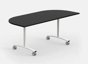 Archimede AV, Multifunktionstisch mit klappbarer Tischplatte und abgerundeten Ecken