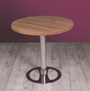 Center, Hhenverstellbarer Tisch mit Holzplatte