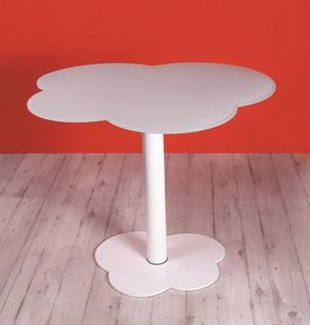 Cloud, Hhenverstellbarer Tisch mit wolkenfrmiger Oberseite