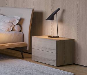 Logo, Nachttisch mit minimalistischem und modernem Design