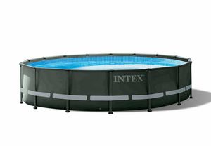 Intex 26326 Ultra XTR Frame Rund Aufstellpool 488x122cm - 26326, Robustes und solides oberirdisches Schwimmbad