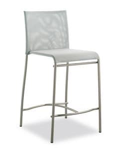 Art. 548 Matrix, Metall-Stuhl, mit Sitz in PVC-Netz