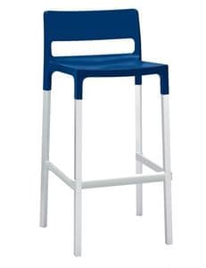 Divo Hocker, Stapelbare Stuhl fr den Auenbereich, moderner Stil