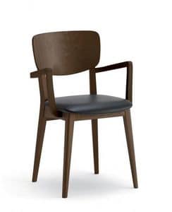 1108, Sessel mit gepolstertem Sitz fr die Gaststtten