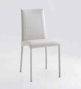 Cassandra, Chair in Leder, in verschiedenen Farben, für die private und geschäftliche Nutzung