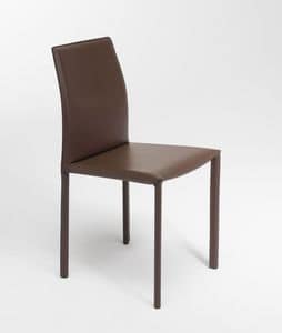 Margaret, Moderne Sessel, in simil Leder, in verschiedenen Farben erhältlich
