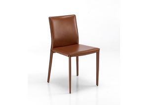 S181, Stuhl komplett mit Leder bezogen