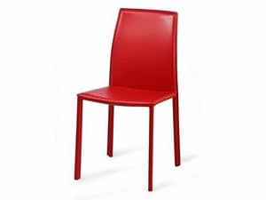 SE 620, Stuhl gepolstert in Kunstleder, stapelbar, für Hotels