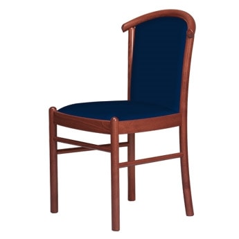 C09, Stuhl mit Holzsockel, gepolstert, für Hotels und Restaurants