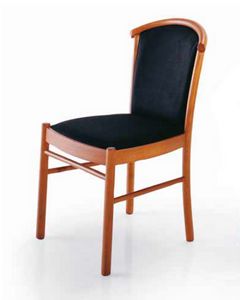 Dolly, Stuhl aus Holz, gepolstert, für den Objektbereich