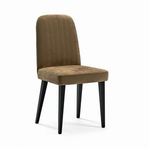 Gondole, Gepolsterter Stuhl mit klarem Design