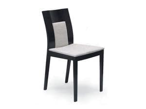 SUSY/I, Stuhl mit gepolsterten Sitz und Rckenlehne, fr Restaurants