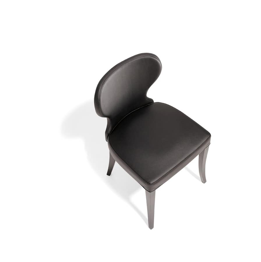 VANITY, Hölzerne gepolsterte Stuhl für Esszimmer