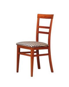 314, Stuhl mit horizontaler Muster zurück, für das Wohnzimmer