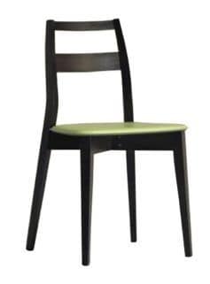 Us Tris, Moderne Sessel für Restaurants, Holzstuhl für die Küche
