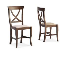 823, Stuhl aus Holz mit gepolstertem Sitz fr Hotel