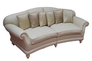 Glicine ring, Klassisches Sofa mit leicht geschwungener Form