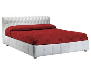 Chester Bett, Gepolstertes Bett mit einem klassischen Design