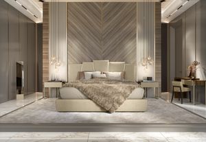 Horizon Bett, Polsterbett mit modernem Design