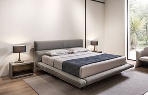 Sharon Bett, Modernes Bett, mit Stoff bezogen