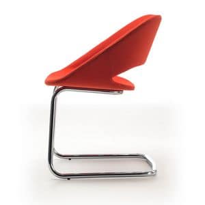 Kabira CL, Stuhl mit Kufenboden, mit einem Siegerdesign