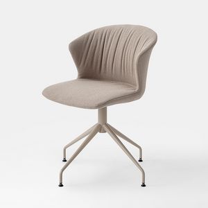 Kicca Plus Soft, Stuhl mit Metallgestell, bequeme Polsterung