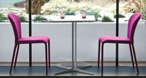 Soffio S ST, Minimal Design-Stuhl aus Metall fr Luxushotel