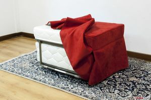 Hocker Bett, Puff in ein Einzelbett umwandelbar