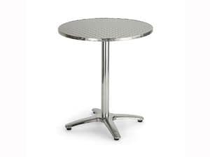 086, Runder Tisch aus Metall fr Bars und Restaurants