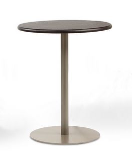 BASIC 855, Runder Tisch mit Metallgestell