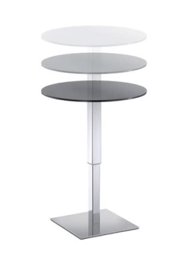Table Halifax cod. 111, Hoch verstellbaren Tisch, ideal für Cocktails, für Bars