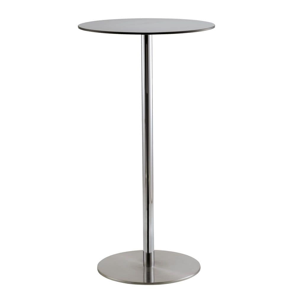 Voilà round h110, Cocktail-Tisch, runde Spitze in HPL-Laminat, geeignet für Kneipe und Bar Mode