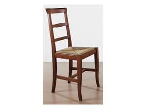 138, Festen Stuhl im rustikalen Stil, einfach und komfortabel, fr Bars