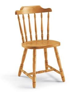 Chucky, Chair komplett in massiver Kiefer, fr Chalets und Tavernen