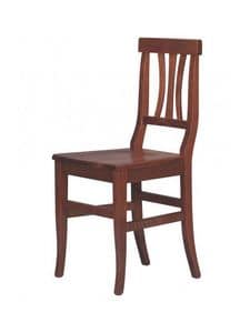 R03, Rustikal Stuhl ganz aus Holz, fr Ferienhuser, Kneipen und Tavernen