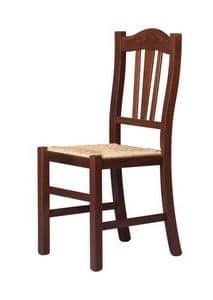R05, Stuhl aus Massivholz, rustikalen Stil, fr den Objektbereich