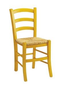 Venezia, Rustikaler Stuhl in verschiedenen Farben erhältlich