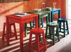 Bar, Massiver Kiefernholztisch für Restaurants