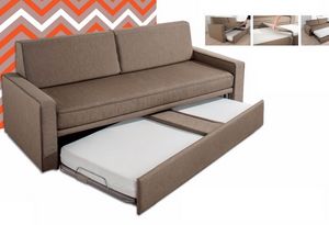 Art. 11875 Doppelschlafsofa aus Kunstleder, Schlafsofa aus Kunstleder