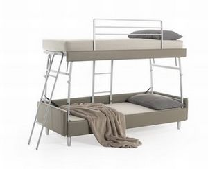 Art. 30231 Umwandelbares Bett in 2 Etagenbetten, Gepolstertes Bett, umwandelbar in 2 Etagenbetten