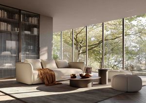 Kirk, Design-Schlafsofa mit komplett abnehmbarem Bezug