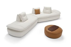 Rebecca, Modulares Schlafsofa mit abgerundeten Formen