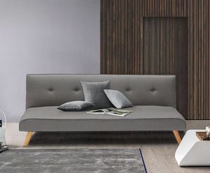 Schlafcouch 2-Sitzer mit Schlaffunktion aus Stoff Wohnzimmer Modern Design LARIMAR - DI3240FGC, Sofa Cabrio ins Bett