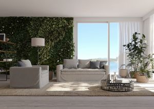 Scott, Schlafsofa mit kompakten Linien, mit Topper auf der Sitzfl�che