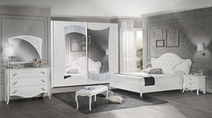 Tiffany, Schlafzimmermöbel mit handgefertigten Dekorationen