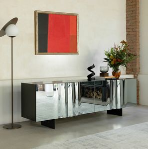 ANEMOS, Sideboard mit verspiegelter Front
