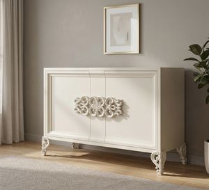 Art. 1871, Raffiniertes Sideboard mit wei� lackierter Oberfl�che