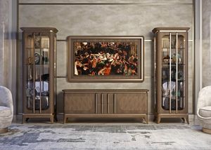 Art. 5005, Niedriger Schrank in Nussbaum Canaletto