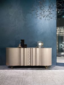 CR62 Mistral Sideboard, Hohes Sideboard in Pamaholz