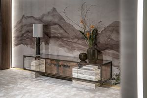 Dune niedriger Kabinett, Niedriger Schrank in Glas